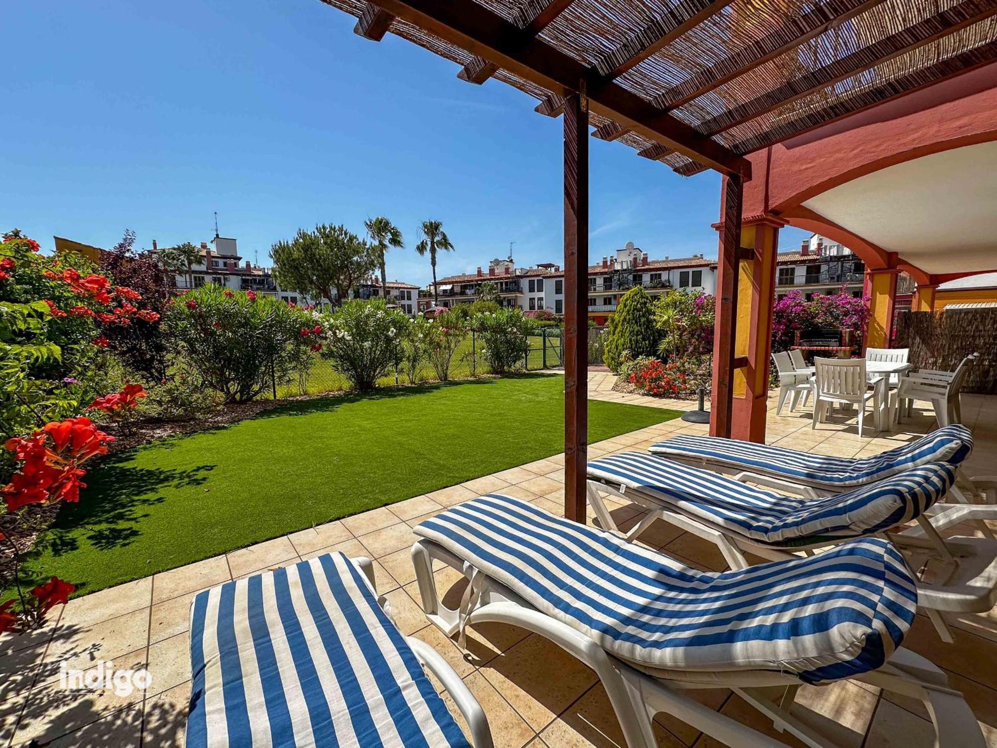 Modern Garden Apartment Ayamonte Extérieur photo